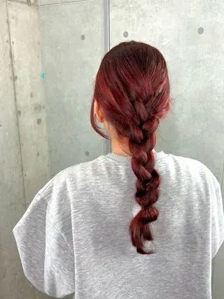 ヘアアレンジ ドアベルヘアリビング所属・加藤志保 🎗️🫧モデル募集のヘアスタイル