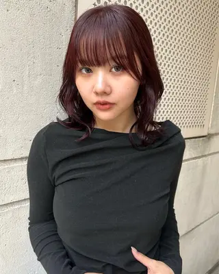 ミディアム uta所属・カットモデル募集 トモカのヘアスタイル