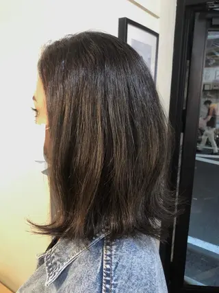 ミディアム カラー ヘアアレンジ アイビーライン武蔵小杉所属・💟アイリスト 💟のマツエク・マツパデザイン