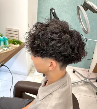 パーマ メンズ 【メンズ特化】 池田大成✂︎のヘアスタイル