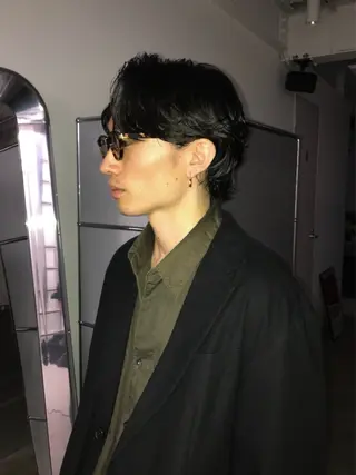 メンズ kosoraレイヤー ハイトーン/デザインのヘアスタイル