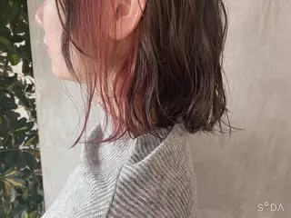 ショート カラー ヘアアレンジ stylist/蛯谷 珠里のヘアスタイル