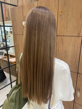 ロング ちぐさ/暖色/ ワンカラー🤍のヘアスタイル