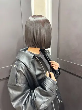 ショート ayaka/暖色 /ニュアンスボブのヘアスタイル