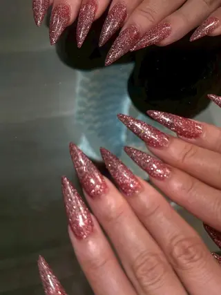 ネイル 井上春菜/長さだし パラジェルフィルインのネイルデザイン