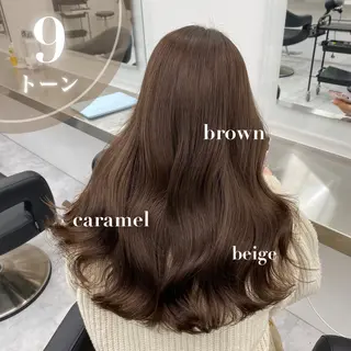 ミディアム カラー ❣️ブリーチなし暖色 ayu❣️のヘアスタイル