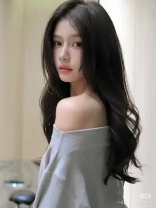 ロング カラー 🤍韓国大人っぽ ベージュMAI🤍のヘアスタイル