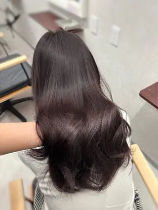 セミロング カラー VIEW YOKOHAMA所属・透明感カラー ／kana‎🤍のヘアスタイル