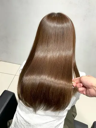 セミロング カラー ✨髪質改善✨美髪 矯正🫧小泉のヘアスタイル