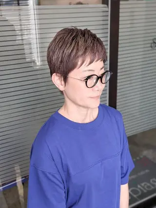 ショート カラー sepiage trois所属・酒井 亜希のヘアスタイル