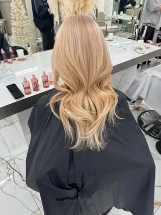 セミロング カラー 栄美容師/kiti /ボブ/ケントのヘアスタイル