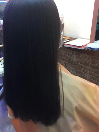 セミロング カラー パーマ 桧山 真のヘアスタイル