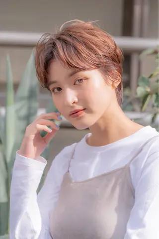 ショート カラー 店長 茂野聖史のヘアスタイル