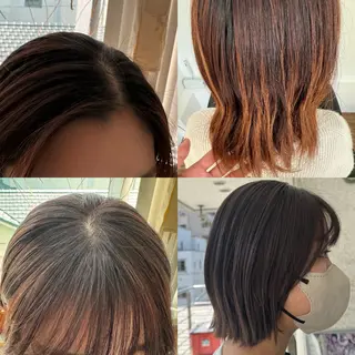 ミディアム カラー 椎葉 祐也のヘアスタイル