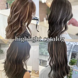 セミロング カラー ヘアアレンジ 久米 治仁のヘアスタイル