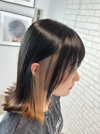 カラー 篠田 綾乃のヘアスタイル