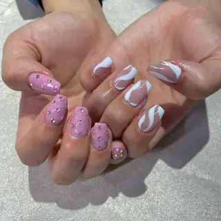 ネイル Amber21.所属・Nagahama Akariのネイルデザイン