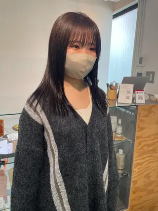 カラー sakura🌸 レイヤー/韓国ヘアのヘアスタイル