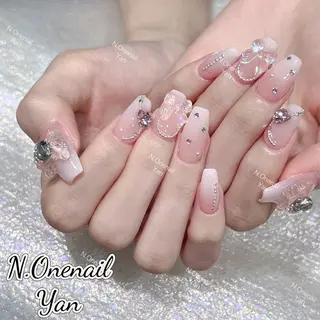 ネイル 長いだし/スカルプ/ パラシェルN.oneのネイルデザイン