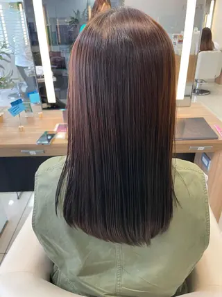 ミディアム ボブ/透明感 カラー /風花のヘアスタイル