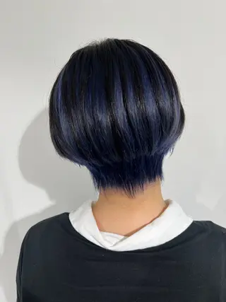 ショート カラー ボブ/ハイトーン🪽 堀内志茉🍀のヘアスタイル