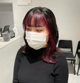 セミロング カラー piLLon/ RYUKAのヘアスタイル