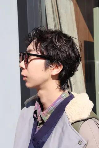パーマ メンズ 似合わせカット /パーマ岡本淳平のヘアスタイル