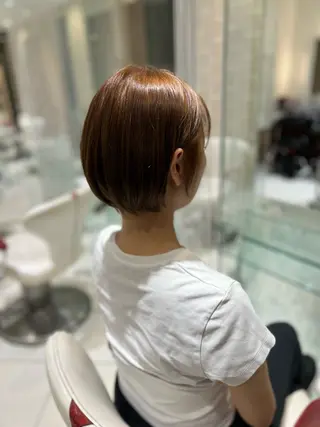 カラー ボブ/ハイトーン髪質 改善/越谷✨クラモチのヘアスタイル