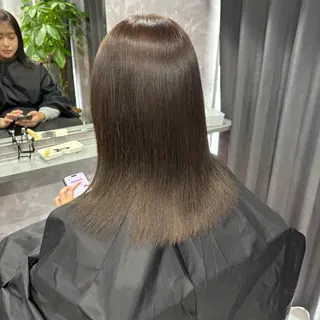 ミディアム カラー nameless miichiのヘアスタイル
