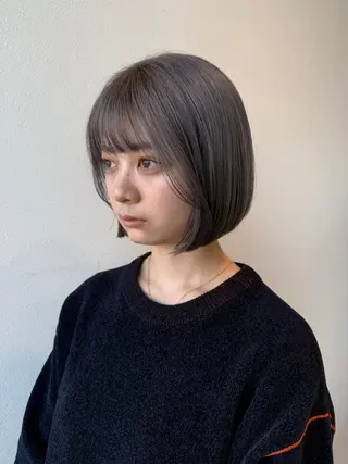 ショート カラー 木村 架音のヘアスタイル