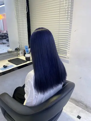 ロング カラー 透明感ベージュカラー 🪞上野🪞AIのヘアスタイル