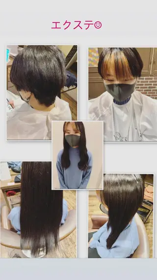 ショート カラー la fith所属・rico_by ヘアとアイブロウのヘアスタイル