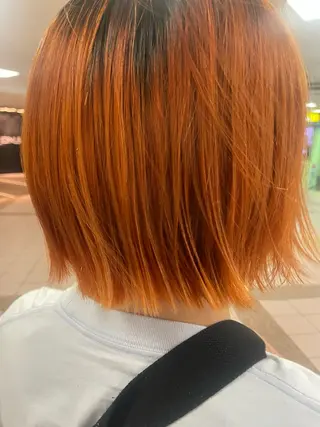 ミディアム カラー ピノシーループユナイテッド所属・暖色/ブリーチ/メン ズパーマ/ﾐﾜﾁｶｺのヘアスタイル