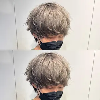 ショート カラー ヘアアレンジ メンズ メンズパーマの達人 🌟川内絵人のヘアスタイル