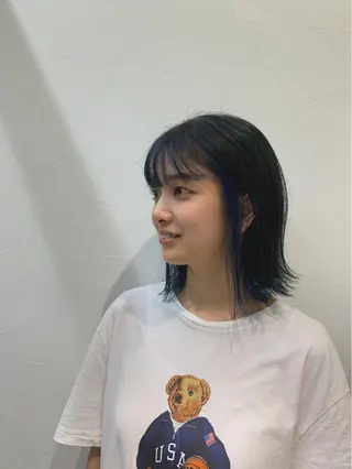 ミディアム 髪質改善×艶カラー Haruのヘアスタイル
