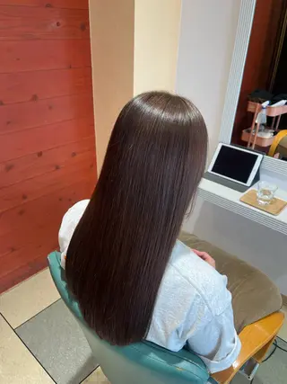 ロング カラー ベージュカラー⌇﻿ くびれヘア.𐙚心音のヘアスタイル