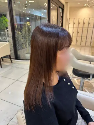 セミロング カラー 髪質改善🥂✨ Mioのヘアスタイル