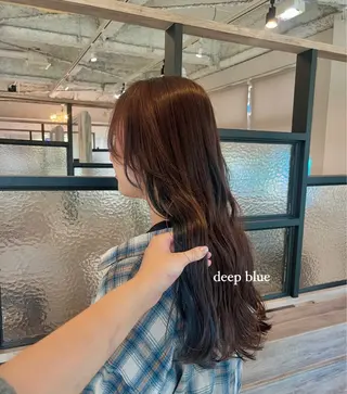 ロング カラー ブリーチなしダブル カラー/なぎ🦖ᩚのヘアスタイル