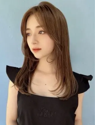 ロング カラー パーマ ヘアアレンジ RAF TOKYO所属・暖色💖ツヤ髪💖 masae🌼のヘアスタイル