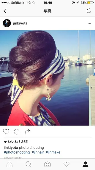 セミロング ロング ボリューム所属・清田 仁のヘアスタイル