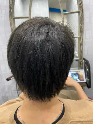 ショート カラー メンズ カットパーマ✂️ 小坂田玲亜のヘアスタイル