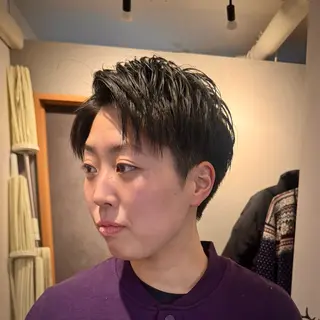 ショート GLADMAN'S CUT CLUB 立川所属・立川メンズカット/ メンズパーマ💈三上のヘアスタイル