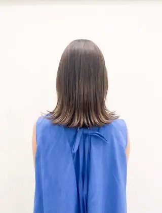 ミディアム カラー 似合わせカット🫧 /パーマRINAのヘアスタイル