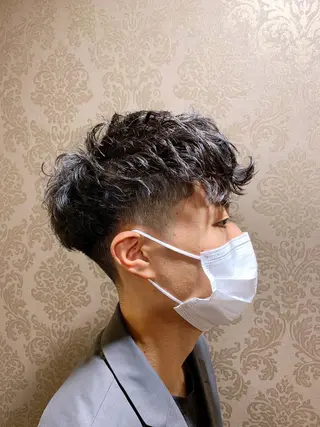 ショート パーマ メンズ mod's hair men所属・モッズヘアメン 我喜屋秀人のヘアスタイル