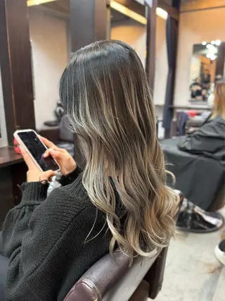 ロング 井上 武輝のヘアスタイル