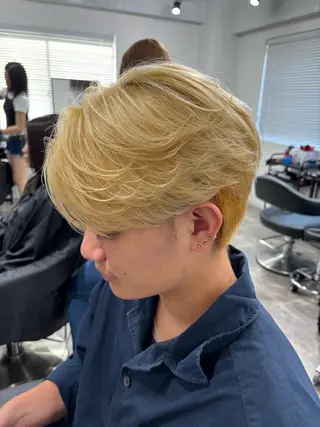 メンズ フェザーパーマ職人 🪽yutoのヘアスタイル