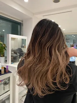 ミディアム カラー JILBLAN京都 ショート/ハイライトのヘアスタイル