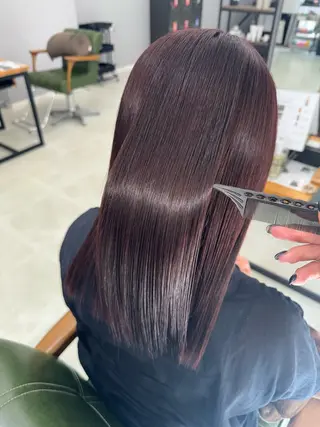 セミロング 小池 風賀のヘアスタイル