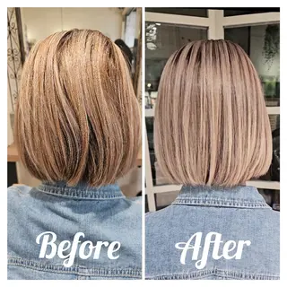 ショート cherie所属・バレイヤージュ/ ハイライト/大内格のヘアスタイル