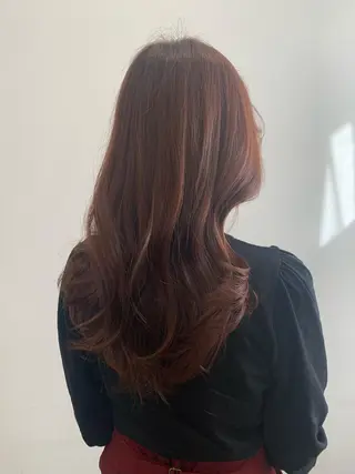 ロング カラー 韓国🇰🇷髪質改善 Chisaki치사키のヘアスタイル